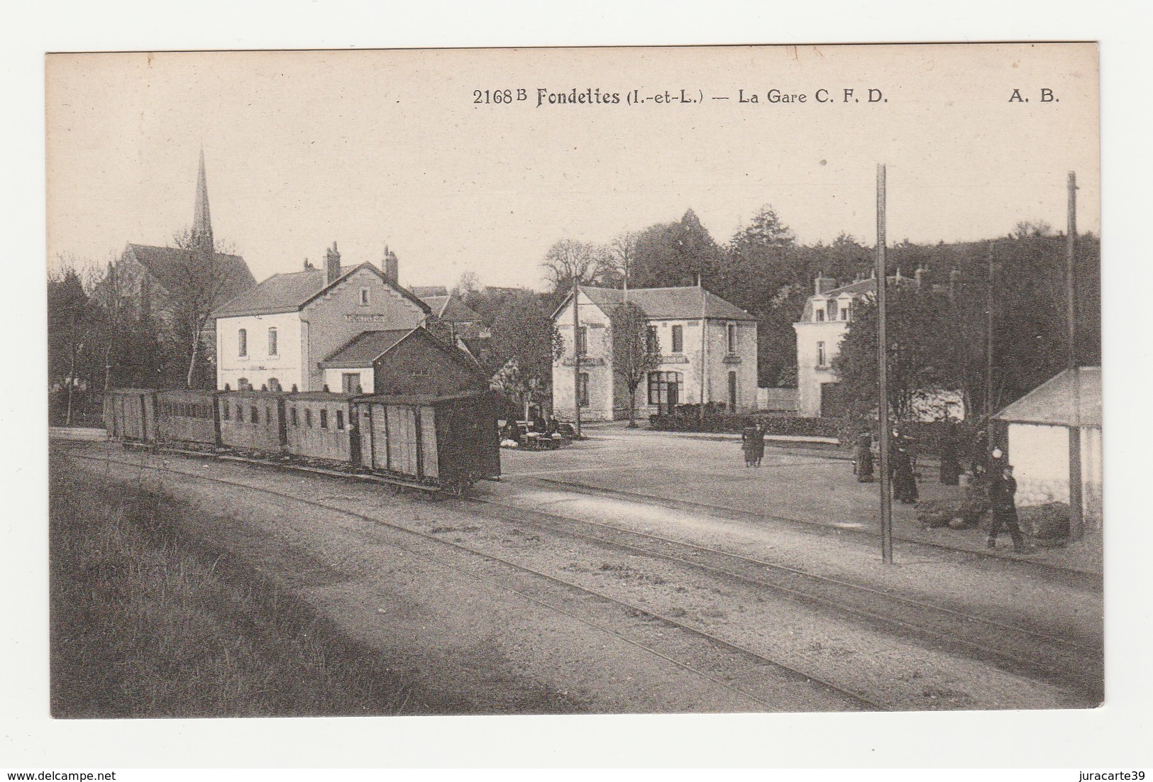 Fondettes.37.Indre Et Loire.La Gare C.F.D. - Fondettes