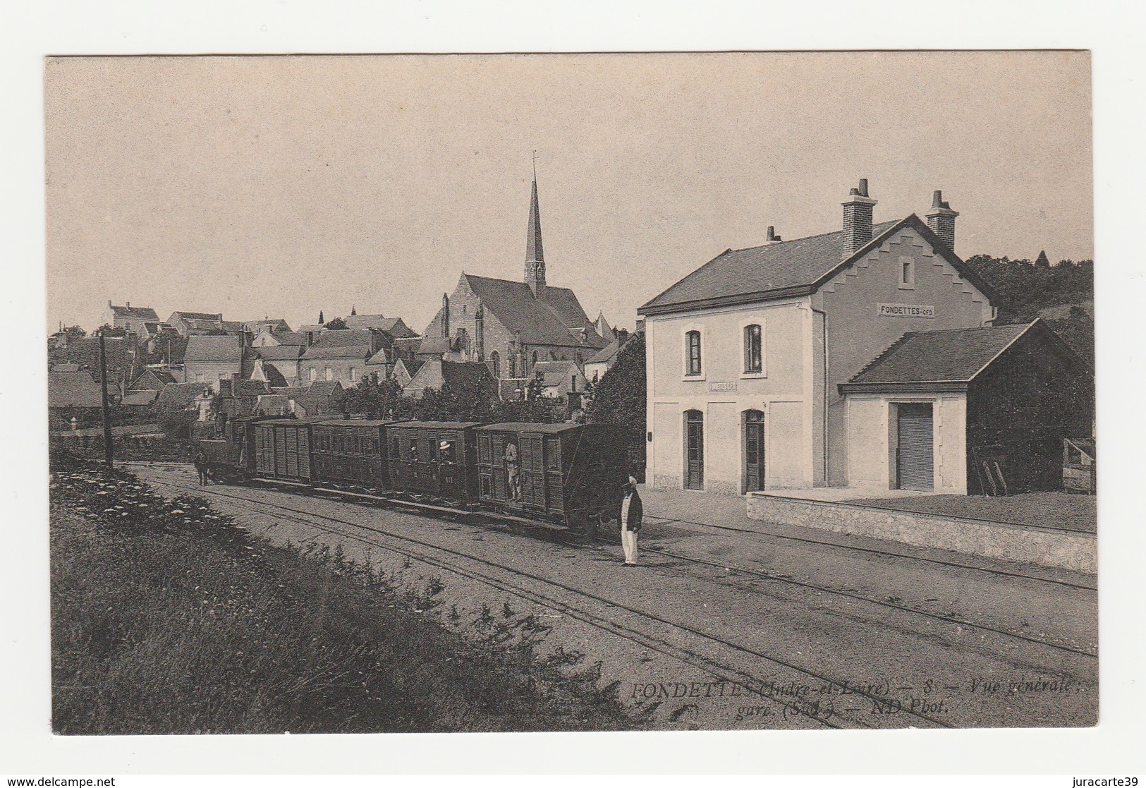 Fondettes.37.Indre Et Loire.Vue Générale Gare. - Fondettes