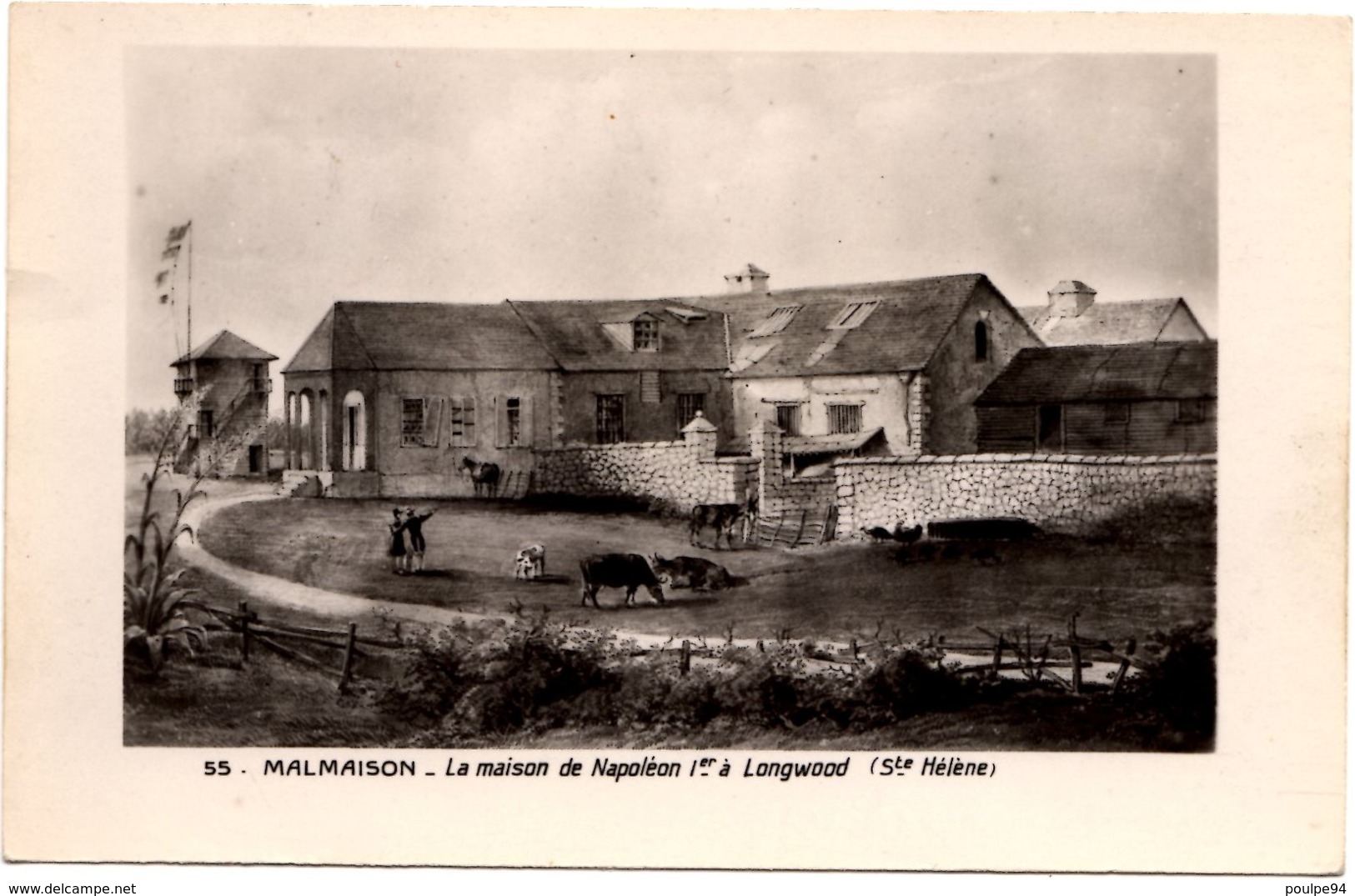 55- Malmaison - La Maisob De Napoleon 1° A Longwood (St Helene) - Chateau De La Malmaison