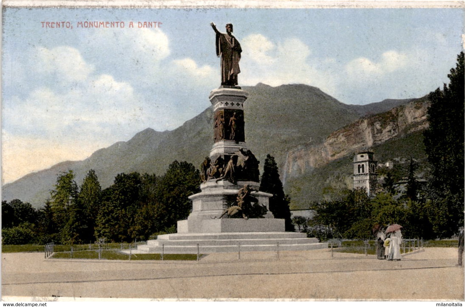 Trento - Monumento A Dante (9) - Trento