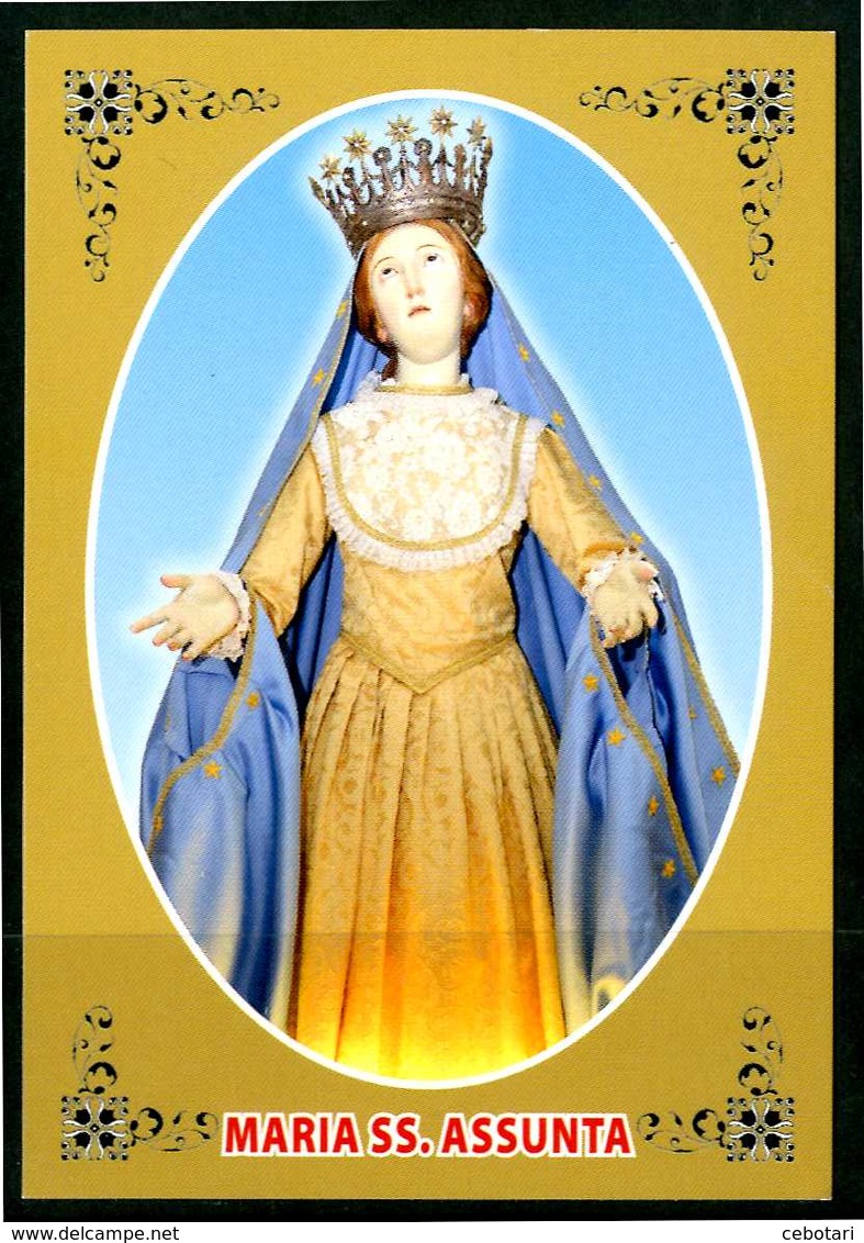 SANTINO - Maria SS. Assunta - Santino Con Preghiera, Come Da Scansione. - Images Religieuses