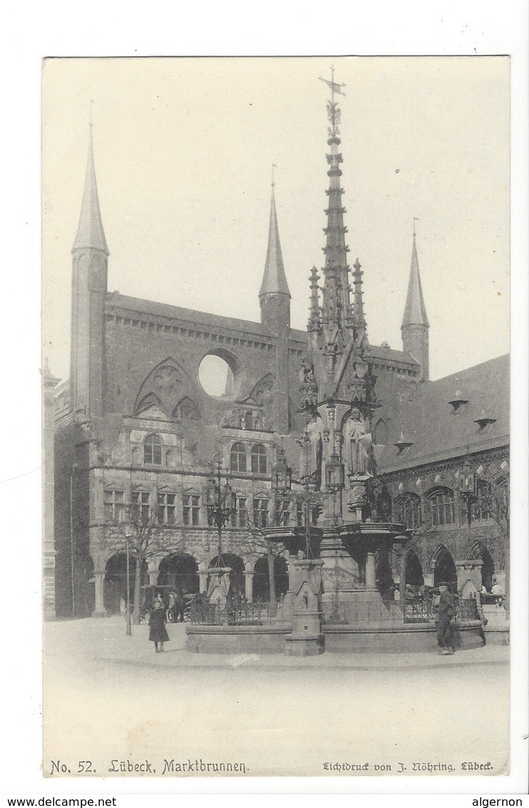 20602 - Lübeck Marktbrunnen - Luebeck