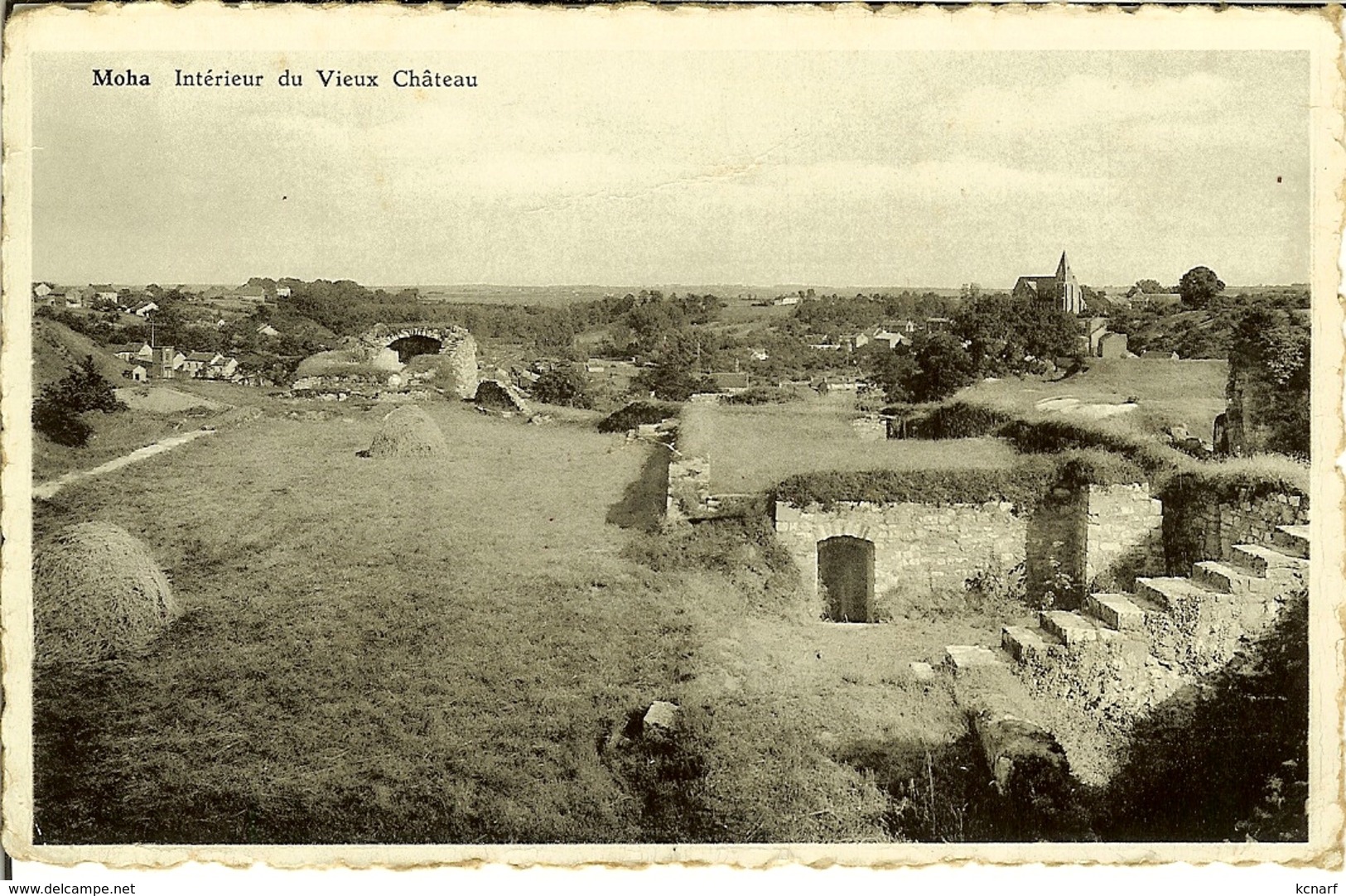 CP De MOHA " Intérieur Du Vieux Château " - Wanze