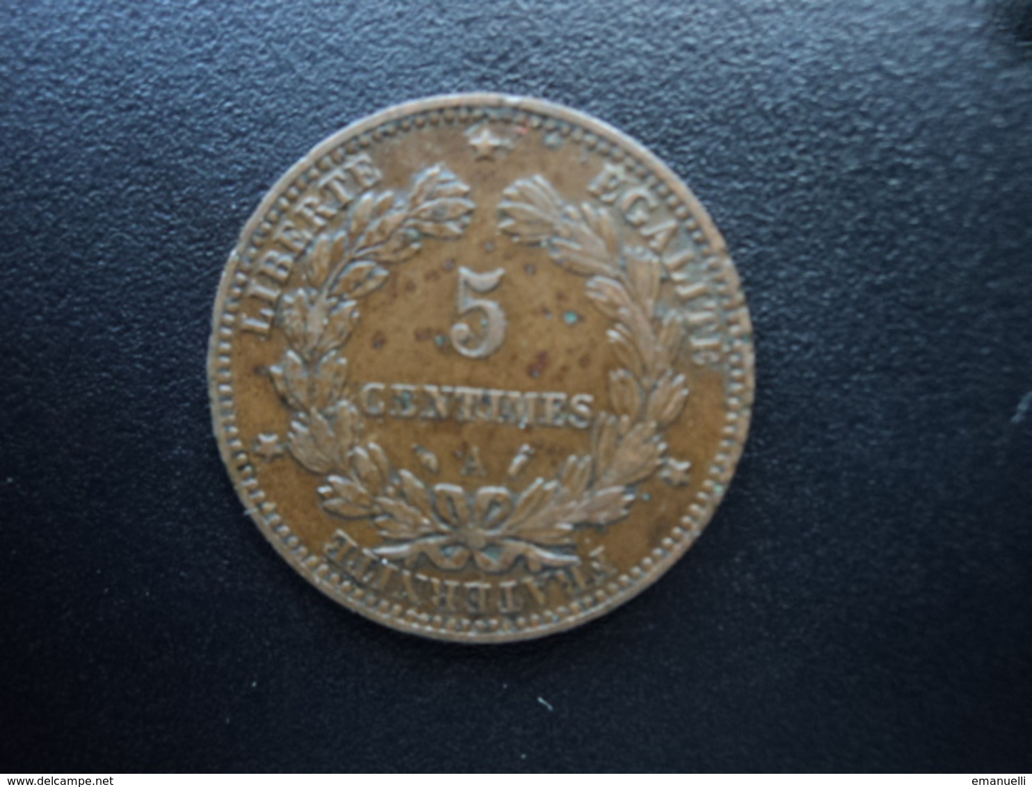 FRANCE : 5 CENTIMES  1896 A  Faisceau   F.118.38 / G.157a / KM 821.1     TTB - 5 Centimes