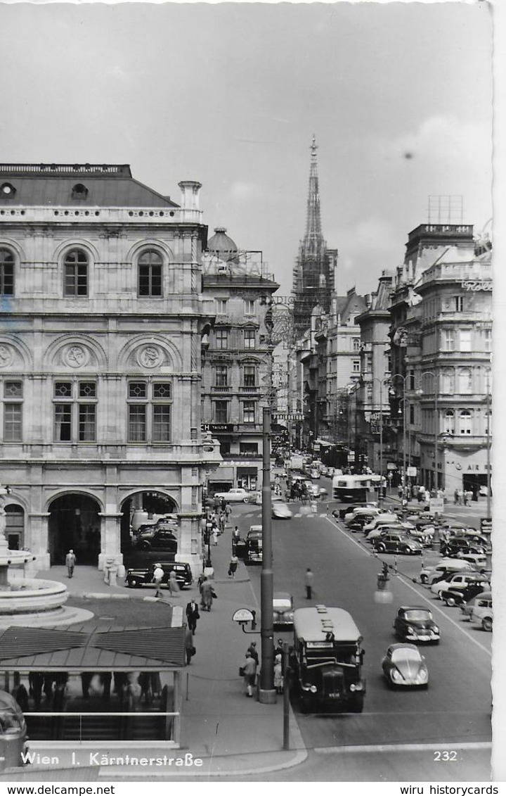 AK 0043  Wien - Kärntnrtstrasse ( Viele Austos , Busse ) Um 1966 - Wien Mitte