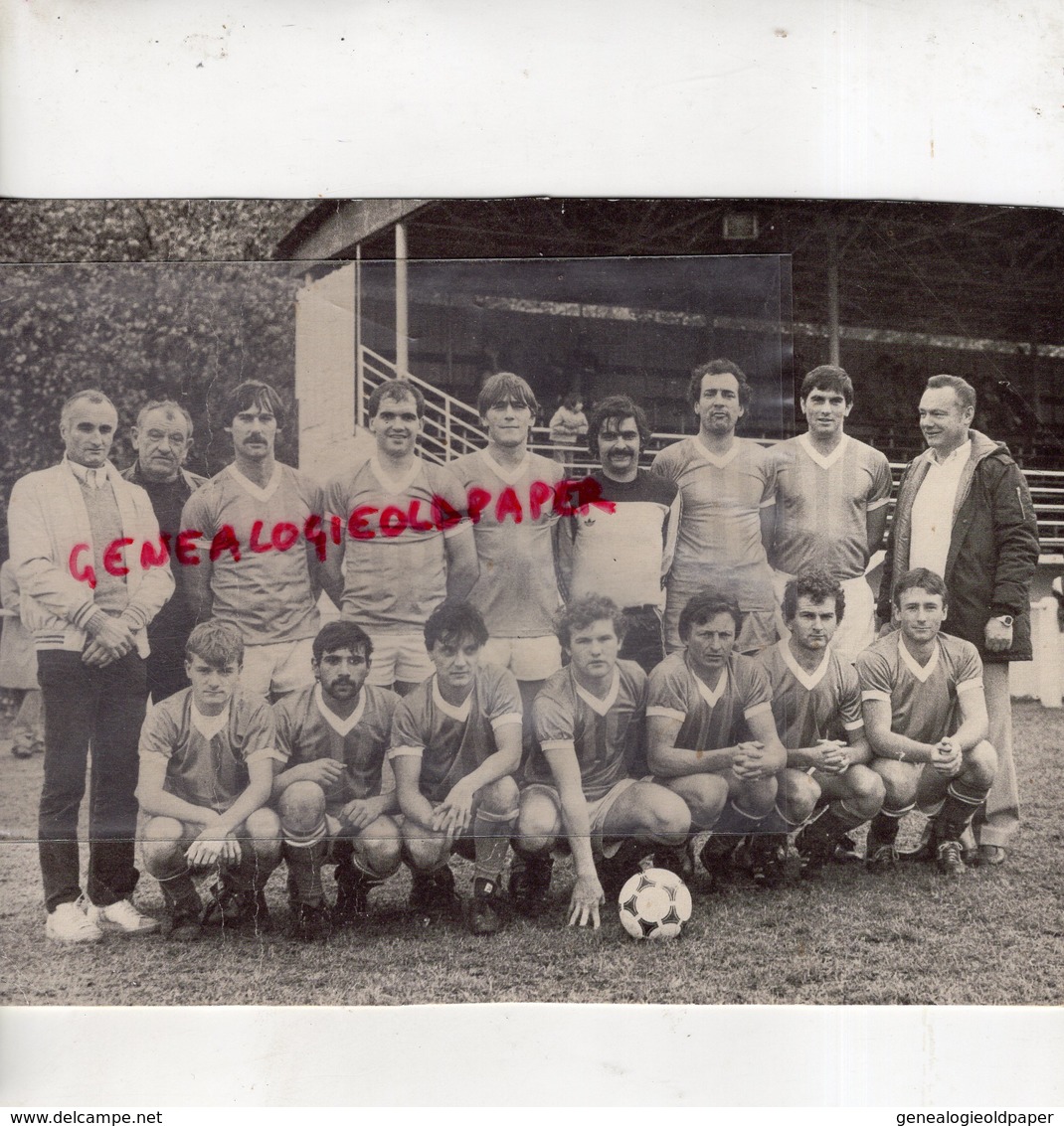 23- FELLETIN- U S FELLETIN- EQUIPE 1ERE FOOT- FOOTBALL- RARE PHOTO ORIGINALE SUR CARTON RIGIDE - Sports