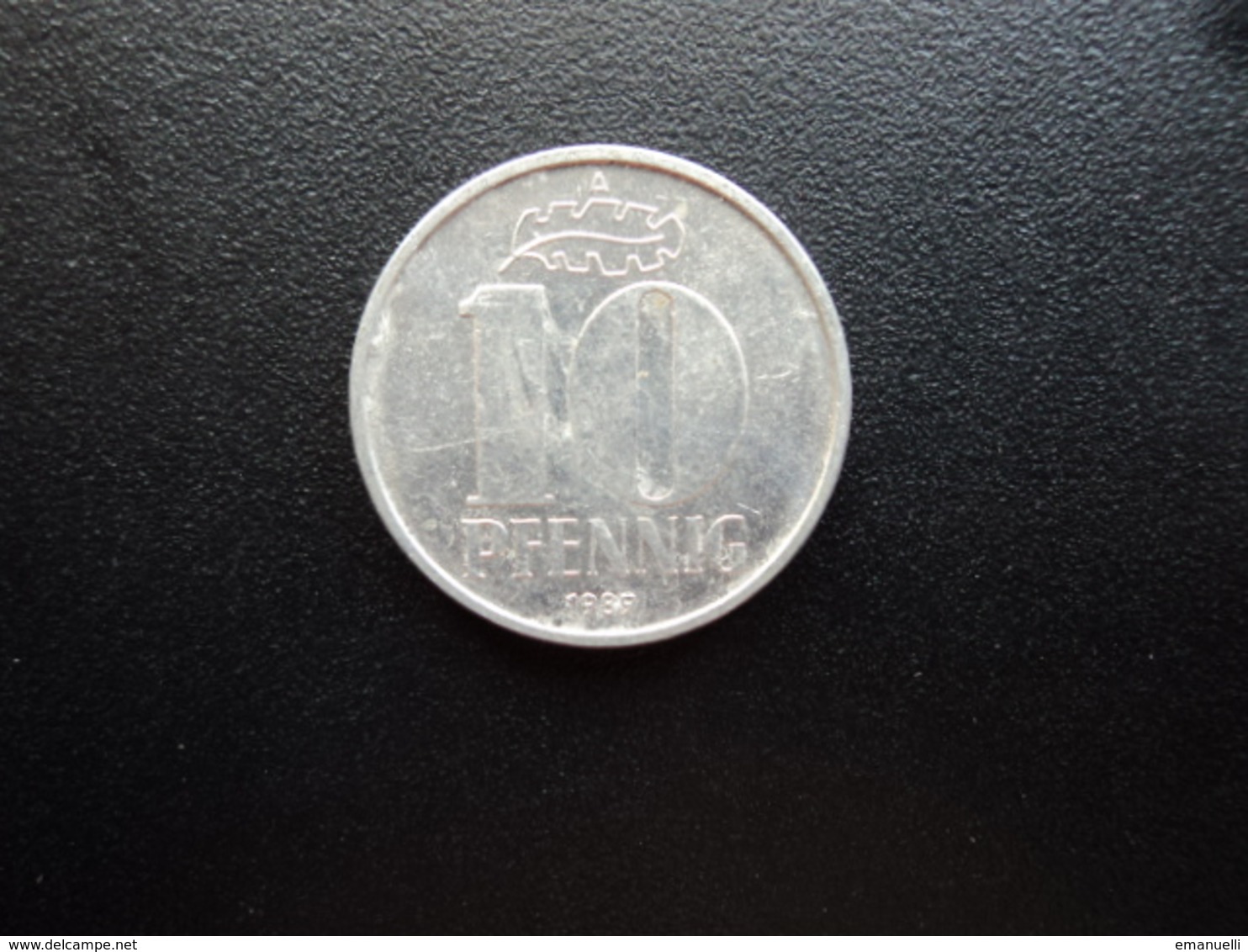 RÉPUBLIQUE DÉMOCRATIQUE ALLEMANDE : 10 PFENNIG   1989 A    KM 10      SUP - 10 Pfennig