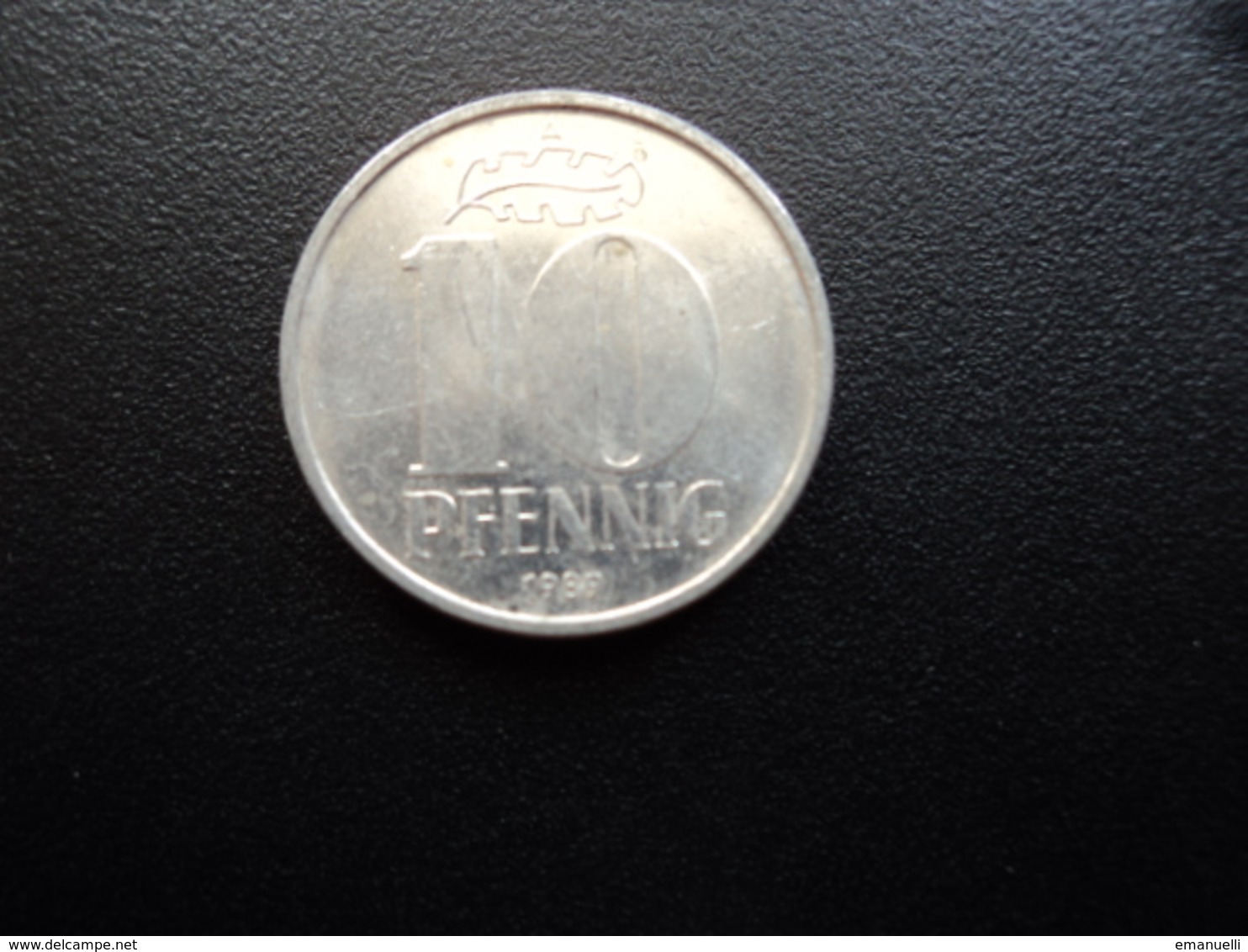 RÉPUBLIQUE DÉMOCRATIQUE ALLEMANDE : 10 PFENNIG   1989 A    KM 10      SUP - 10 Pfennig