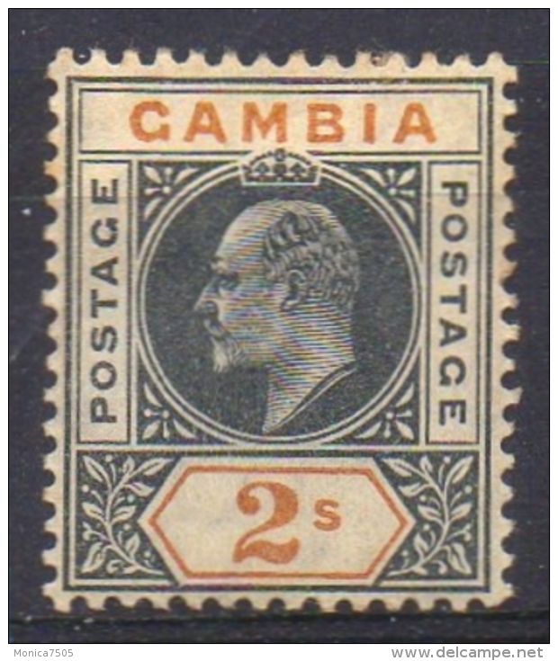 GAMBIE ( POSTE ) : Y&amp;T  N°  51  TIMBRE  NEUF  AVEC  TRACE  DE  CHARNIERE . - Gambia (...-1964)