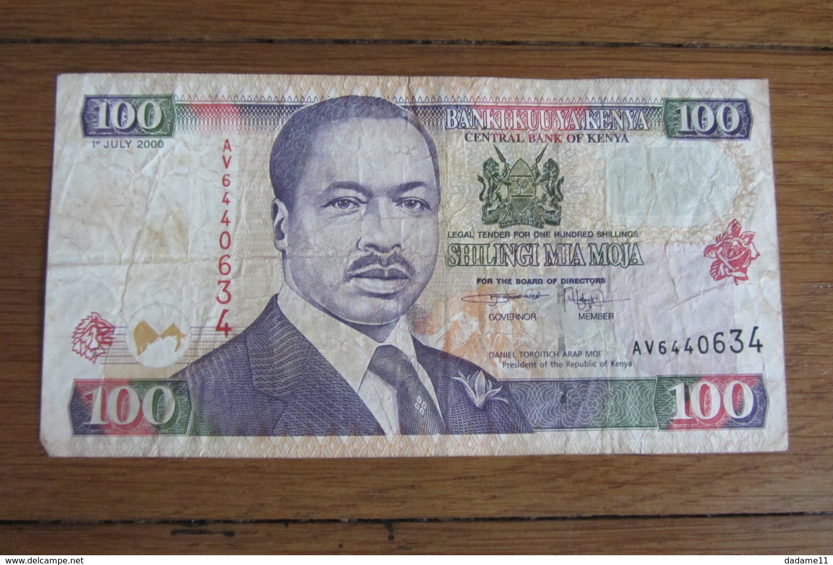 100 Shillingi Kenya - Kenia
