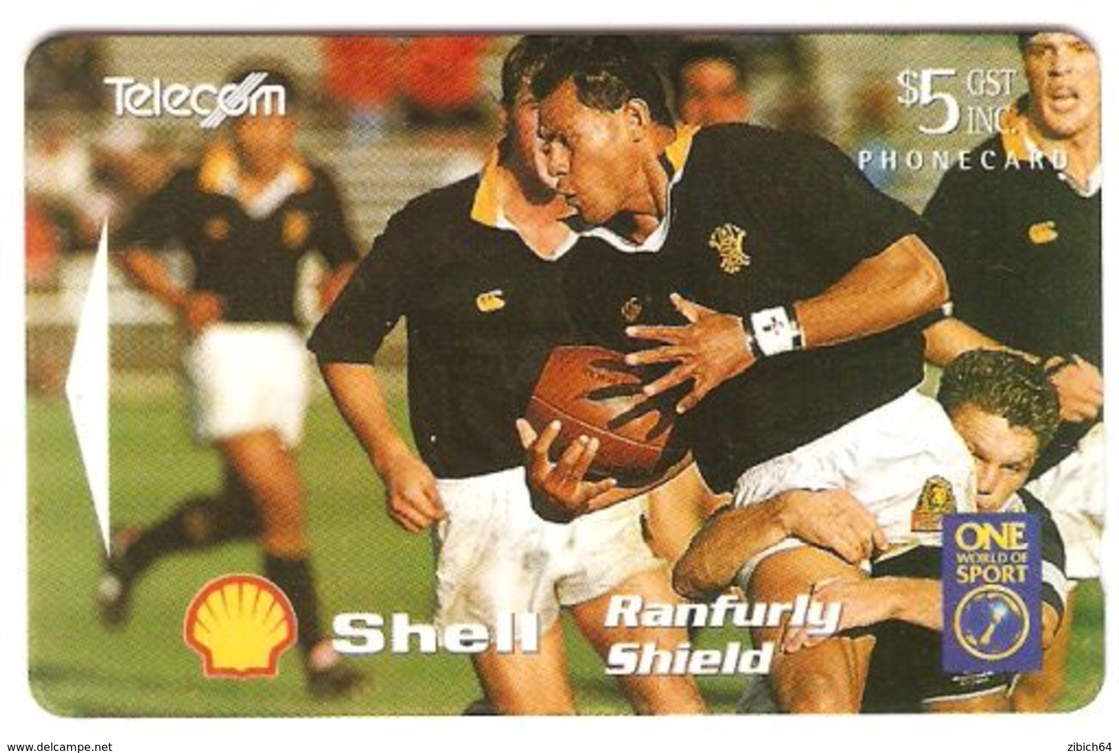 NEW ZELAND  GPT Card - RUGBY - Shell - Sport