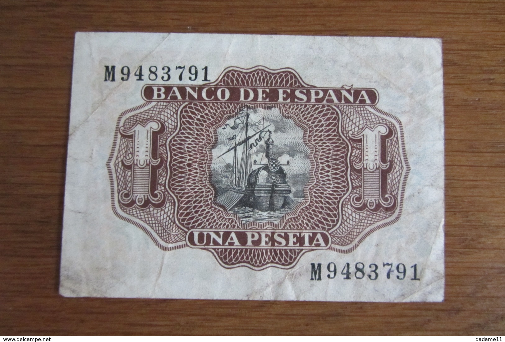 1 Peseta 1953 - 1-2 Pesetas