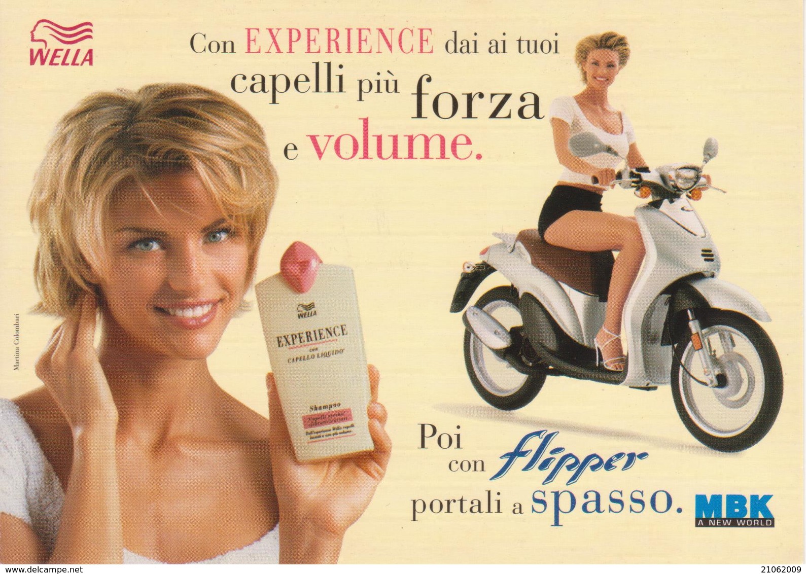 WELLA EXPERIENCE E Scooter MBK - Martina Colombari - Advertising