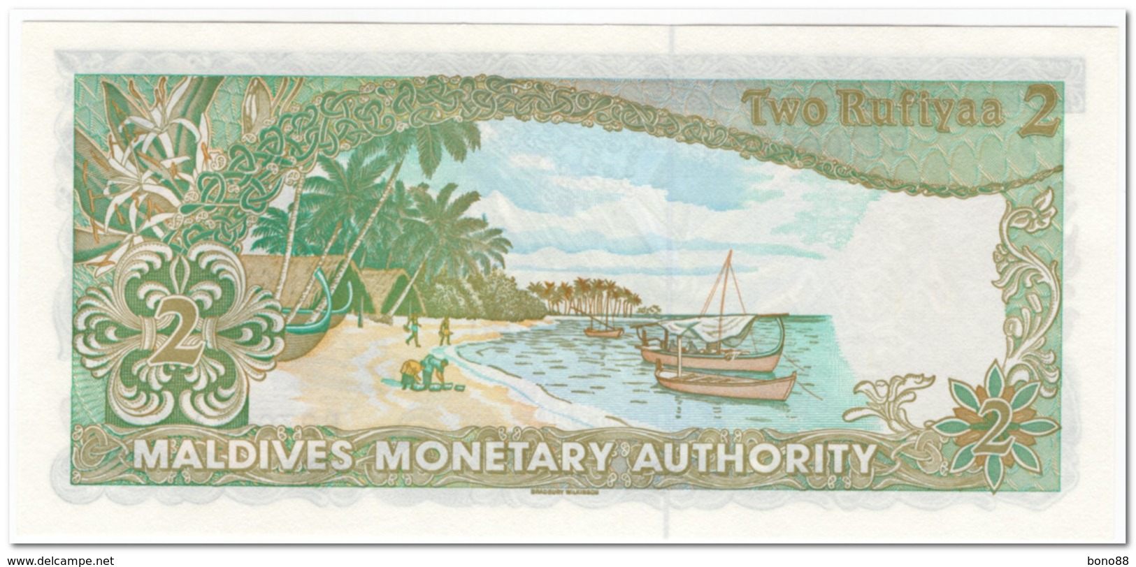 MALDIVES,2 RUFIYAA,1983,P.9,UNC - Maldives