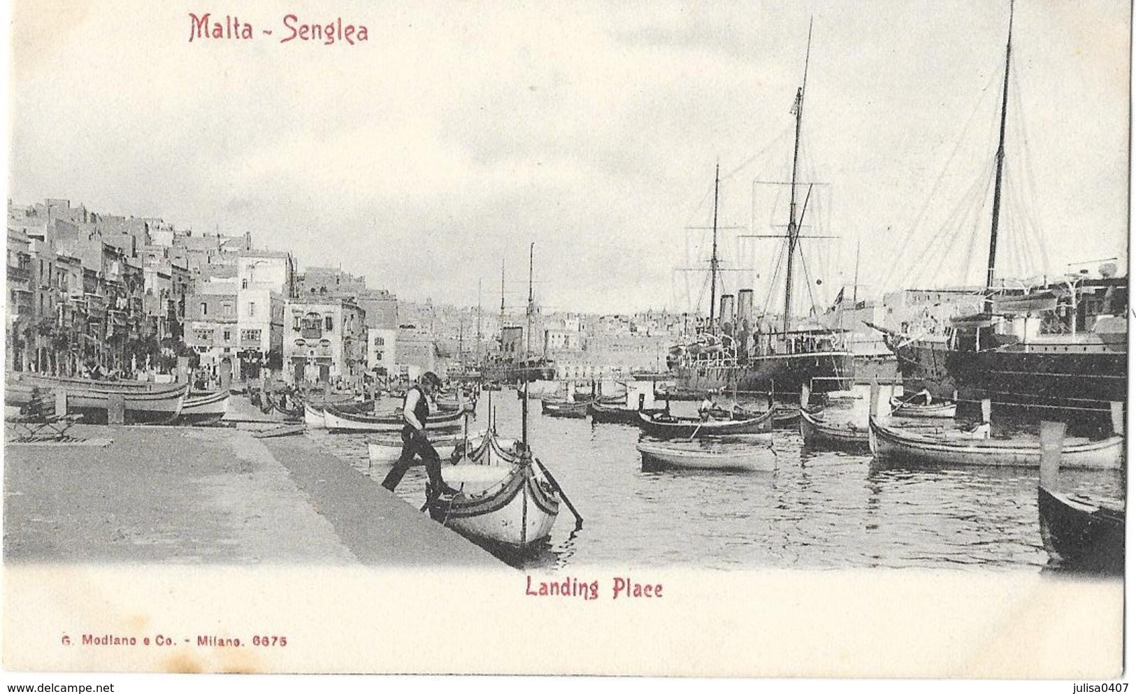 SENGLEA (Malte) Port Bateaux - Malta