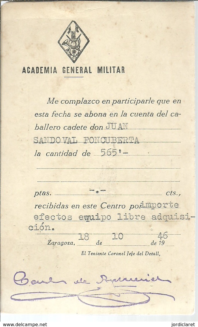 ACADEMIA GENERAL MILITAR - Franquicia Militar