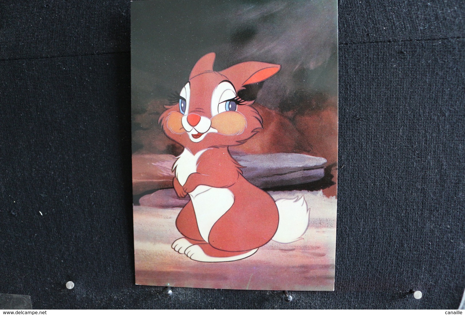 T-D, N°18 / Carte Postal Humoristique-Walt Disney Productions  - (Personnages- Banbi ), Le Lapin - Autres & Non Classés