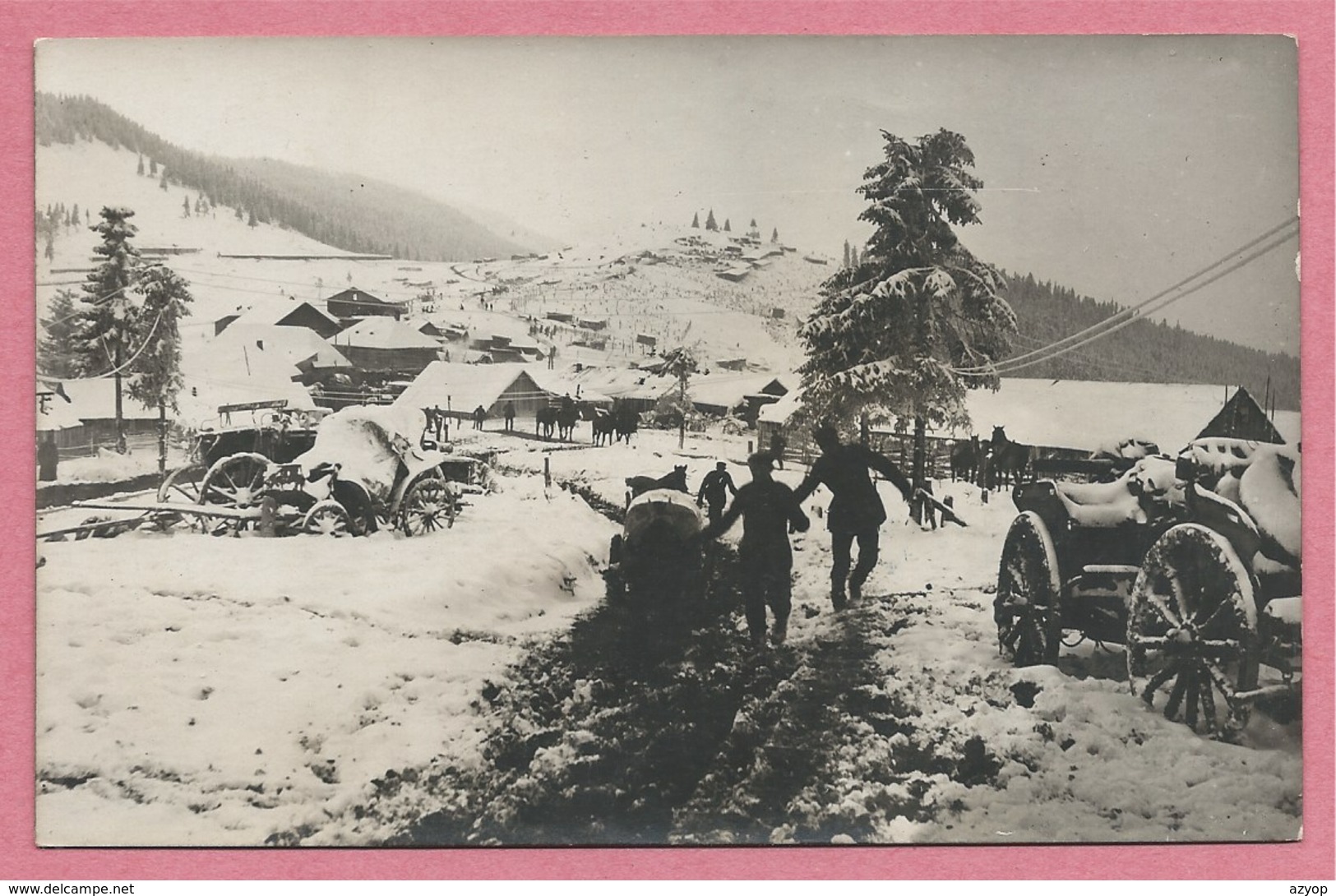 Romania - Carte Photo - Foto - PRISLOP PASS - Deutsche Soldaten - Guerre 14/18 - Winter - Schnee - Hiver - Neige - Rumänien