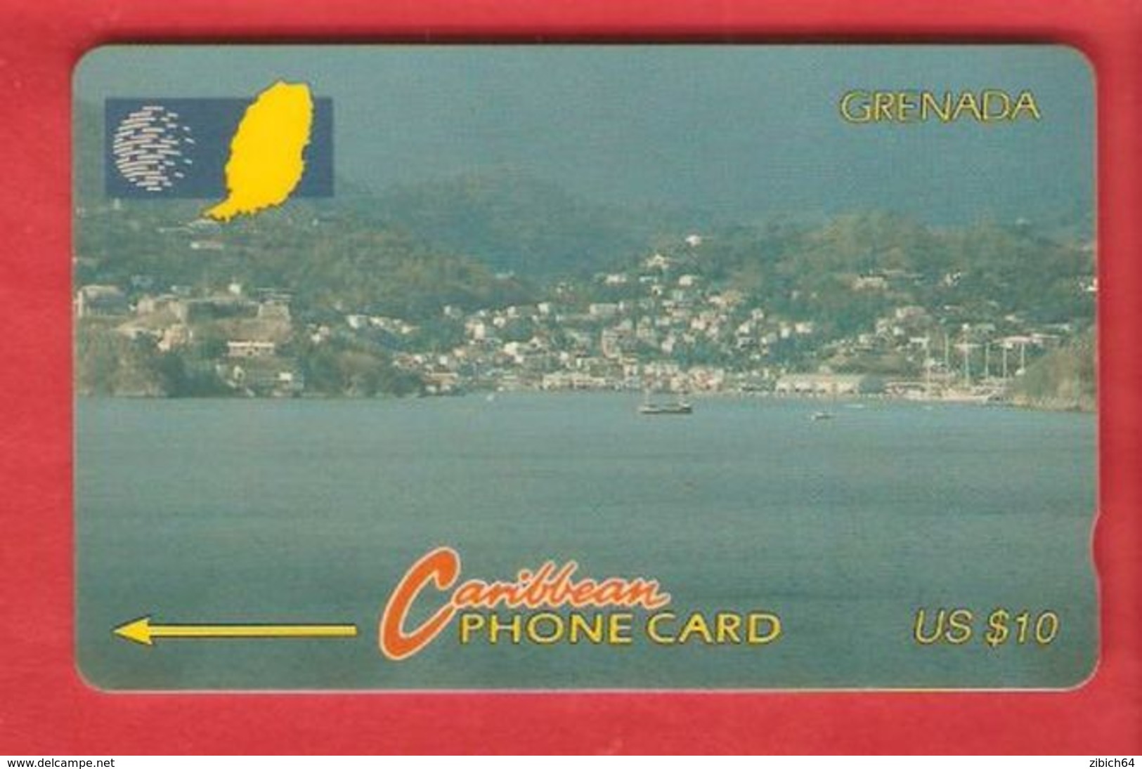 GRENADA Magnetic GPT Phonecard 10CGRE - Grenade