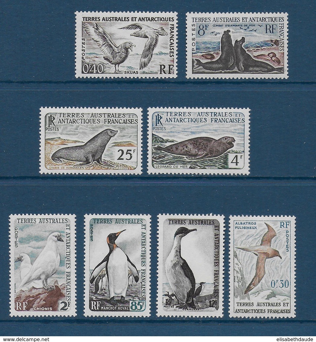 TAAF - YVERT N° 12/14+15/17 ** / MNH - OISEAUX - COTE = 229 EUR. - Neufs