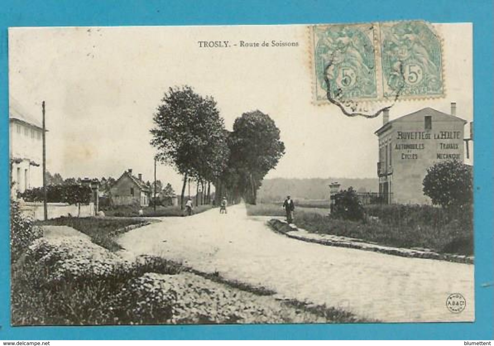 CPA - Route De Soissons TROSLY 77 - Autres & Non Classés