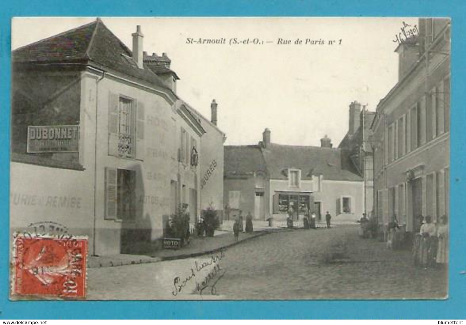 CPA Rue De Paris ST-ARNOULT 78 - St. Arnoult En Yvelines