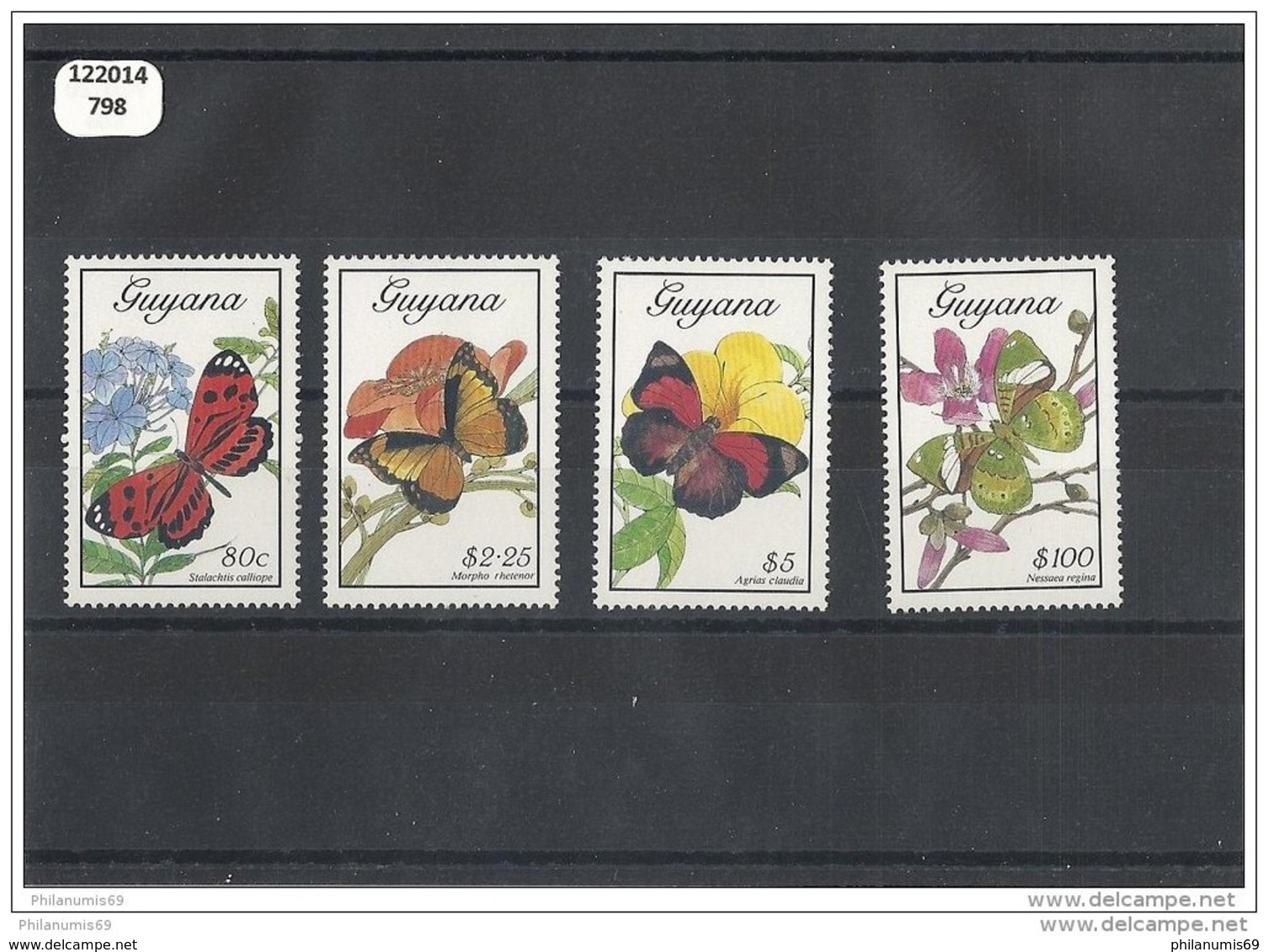 GUYANE 1989 - YT N° 2144/2147 NEUF SANS CHARNIERE ** (MNH) GOMME D'ORIGINE LUXE - Guyane (1966-...)