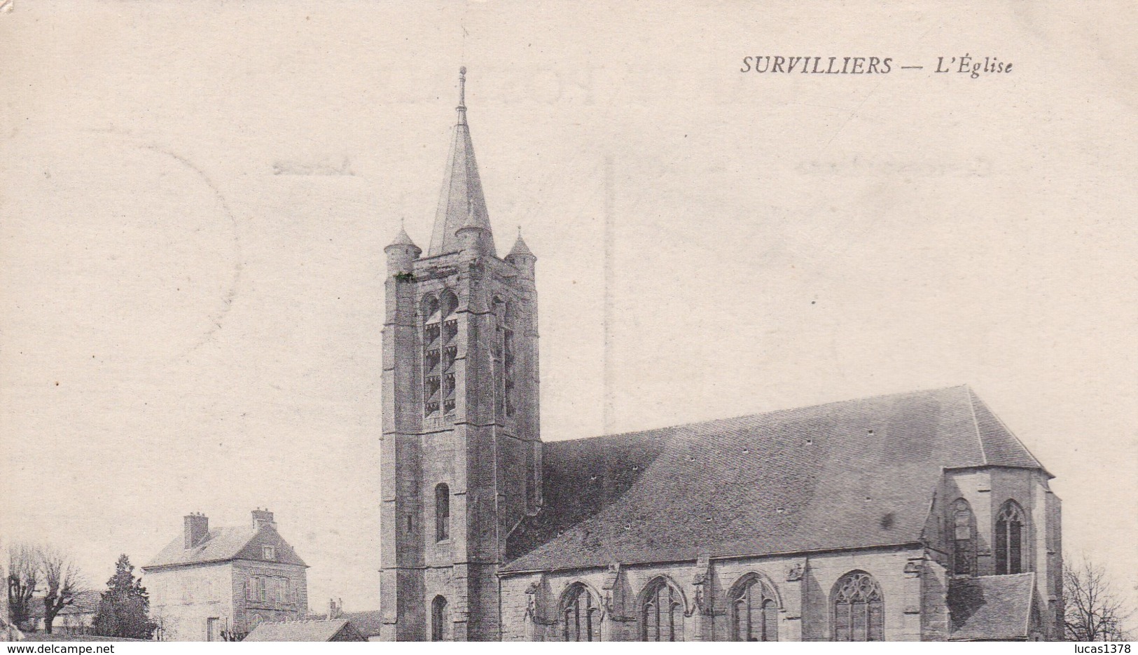 95 / SURVILLIERS / L EGLISE / TAMPON POSTES AUX ARMEES 29/08/18 - Survilliers