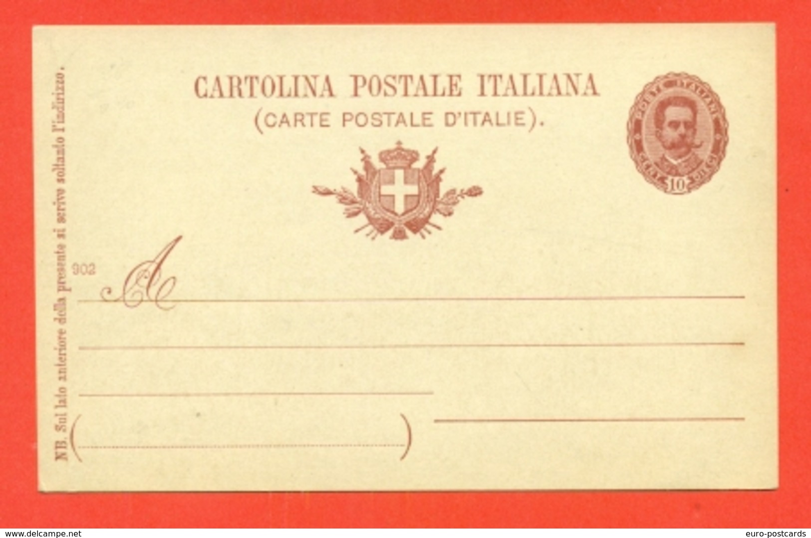 INTERI POSTALI I-CARTOLINE POSTALI-C25/902 - NUOVA - BUONA' QUALITA' - Stamped Stationery