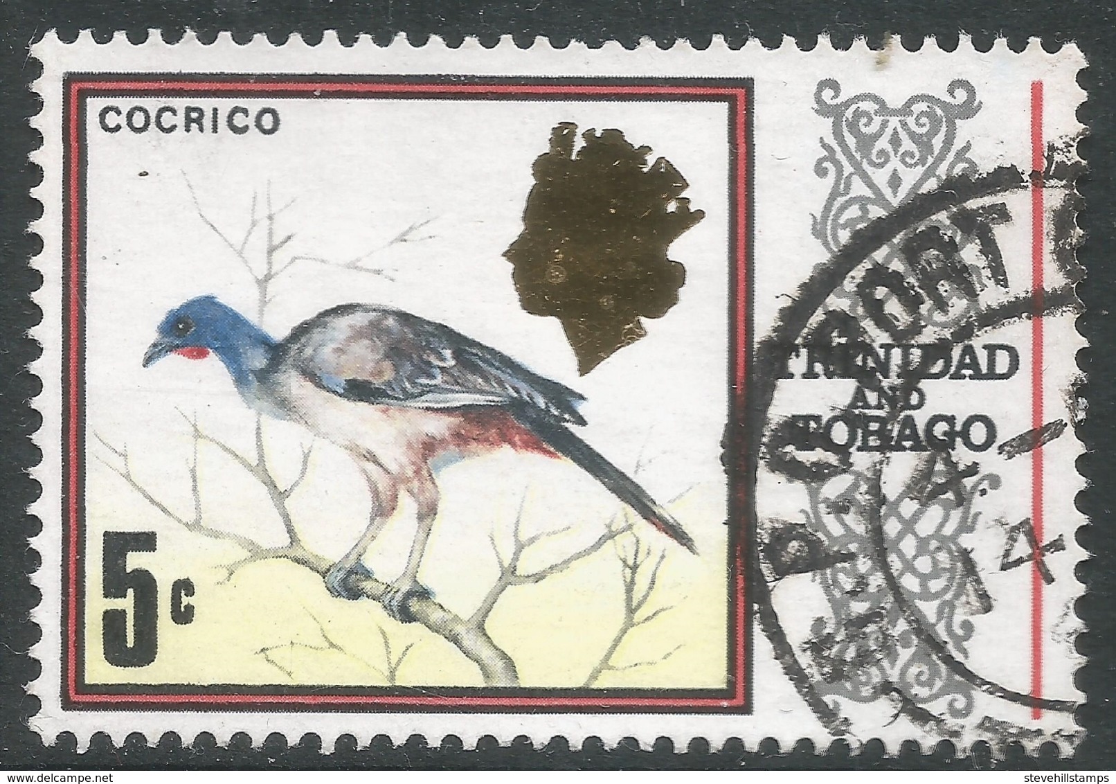 Trinidad & Tobago. 1969 Definitives. 5c Used. SG 341a - Trinidad Y Tobago (1962-...)