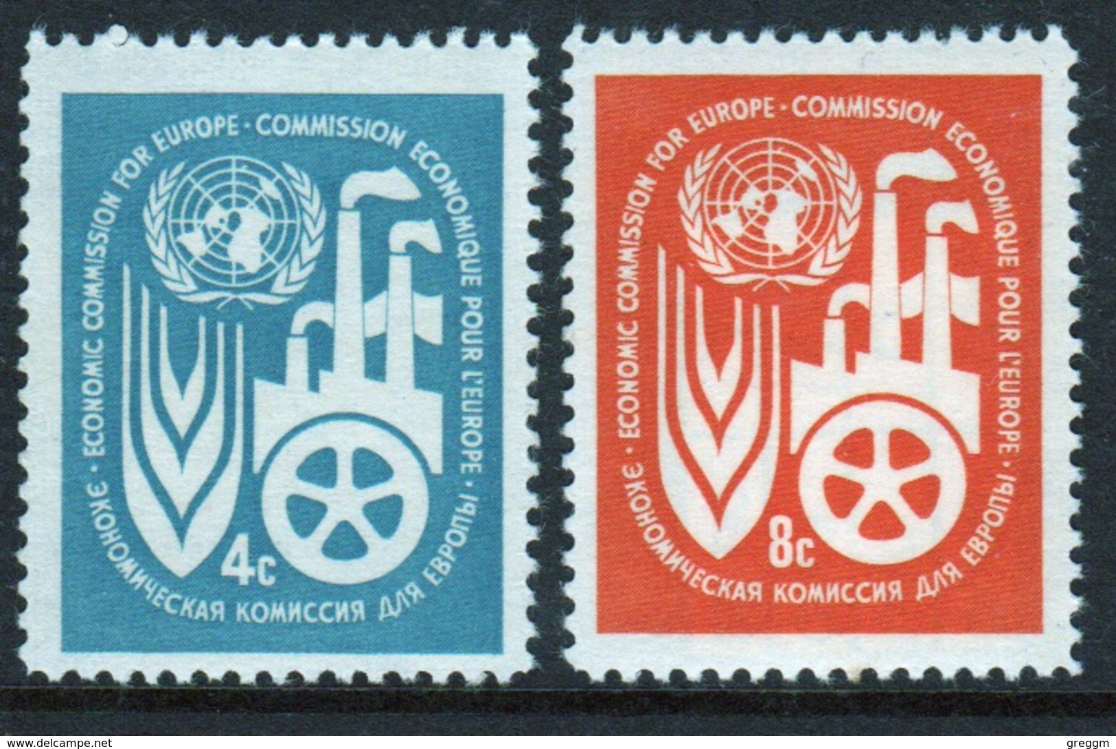 United Nations 1959 Set Of Stamps To Celebrate UN Economic Commission To Europe. - Unused Stamps