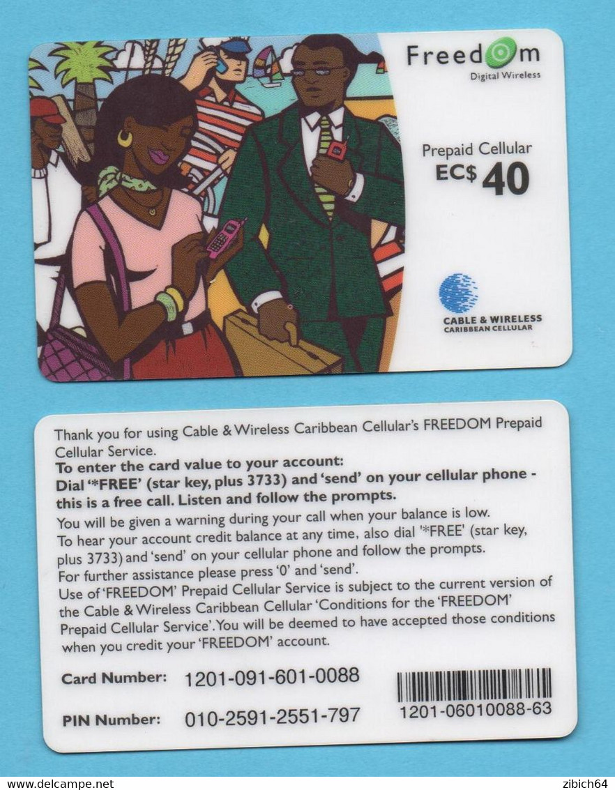 St. VINCENT & GRENADINE  Prepaid Phonecard - St. Vincent & Die Grenadinen
