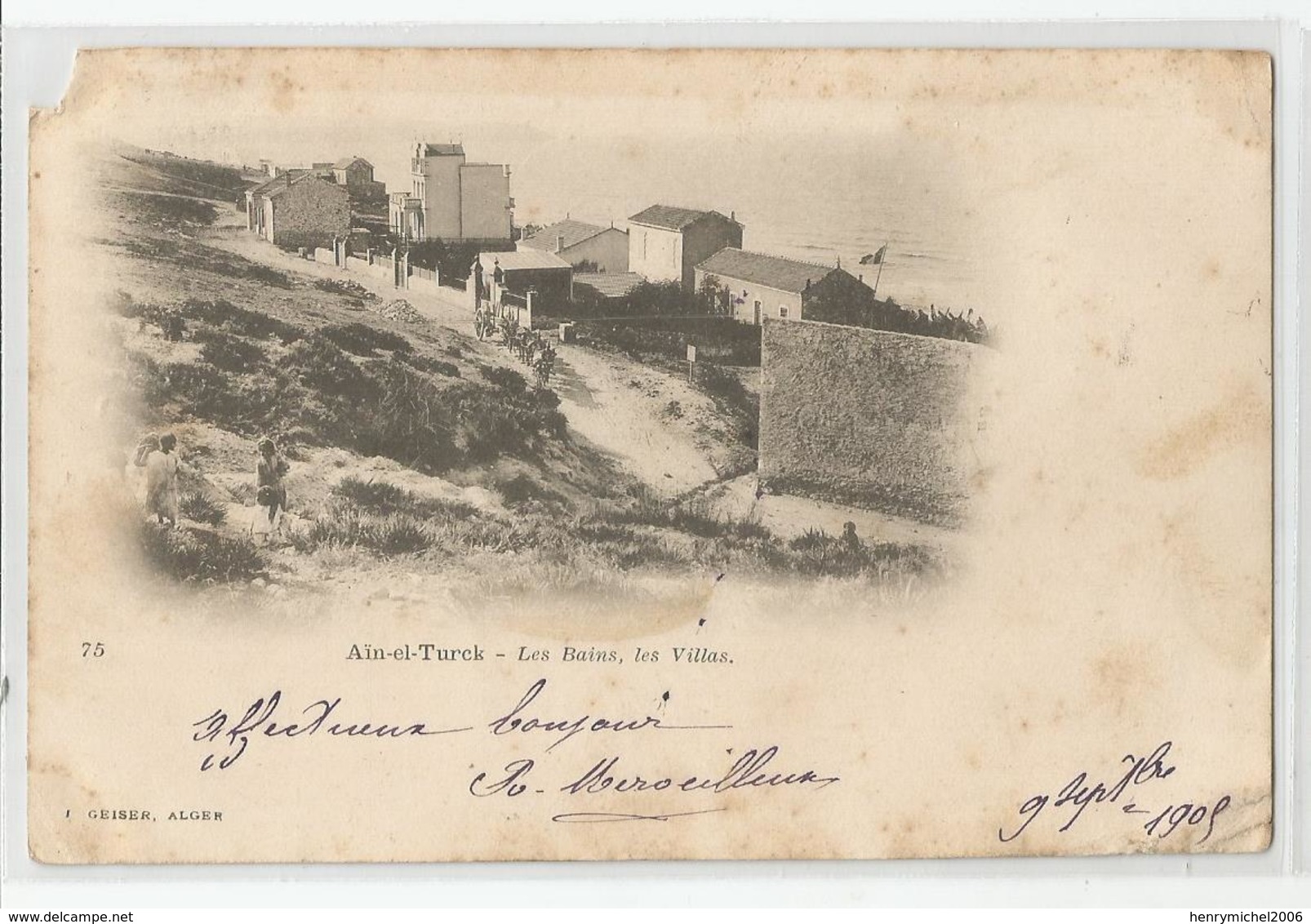 Algérie - Oran - Ain El Turck Les Bains Les Villas 1905 - Oran