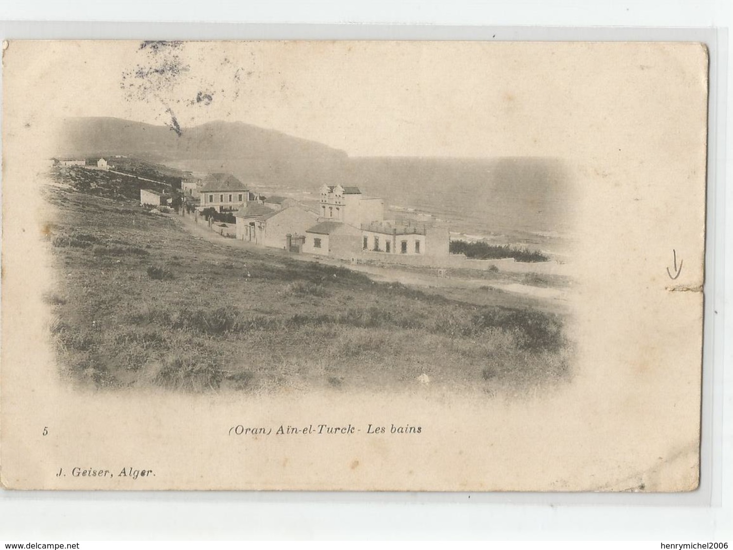 Algérie - Oran - Ain El Turck Les Bains1905  Ed Geiser Alger - Oran