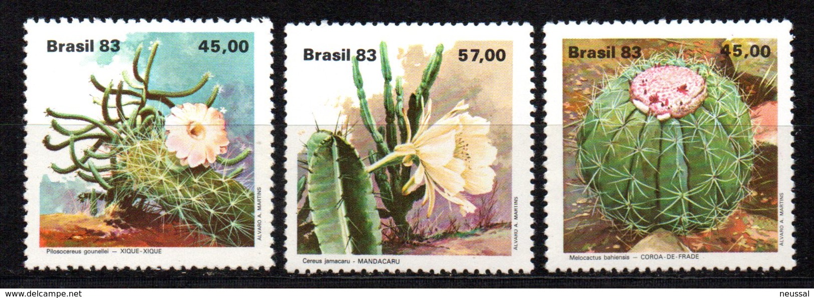 Serie Nº 1622/4 Brasil - Cactus