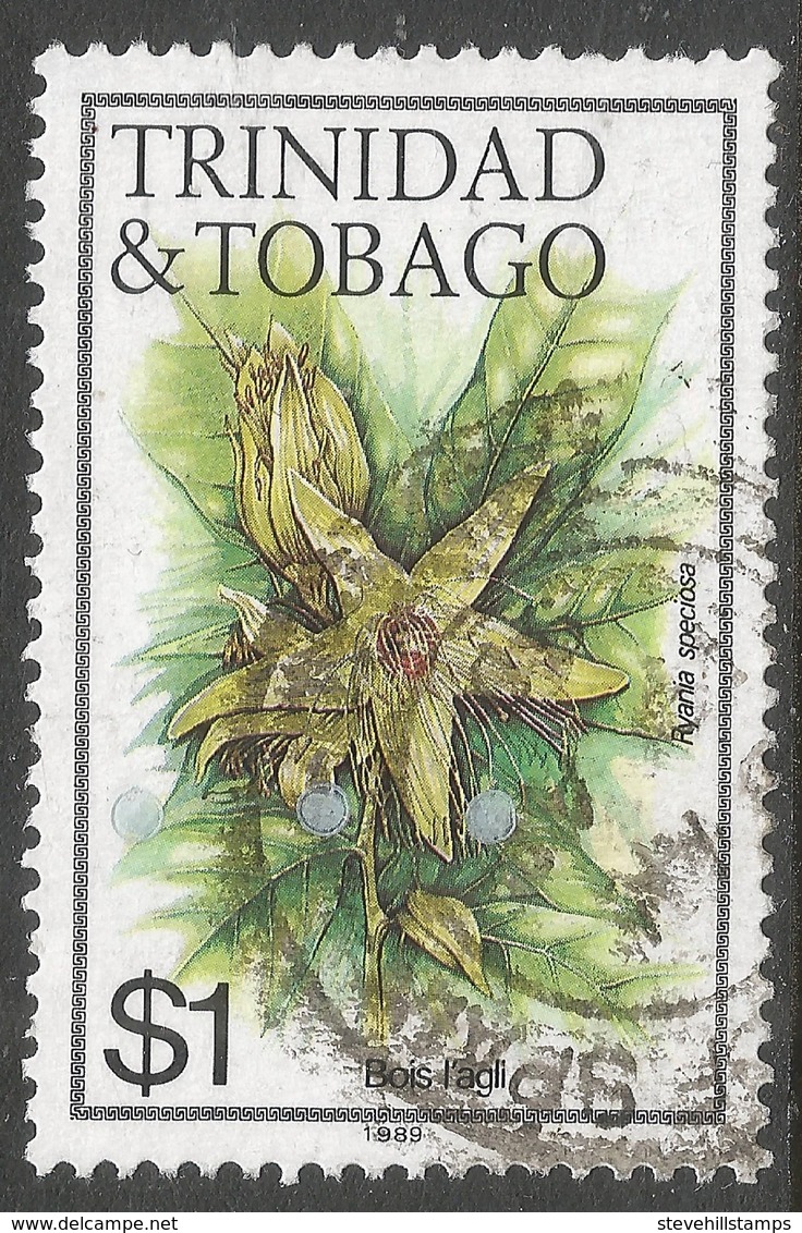 Trinidad & Tobago. 1983 Flowers. $1 Used. SG 696 - Trinidad & Tobago (1962-...)