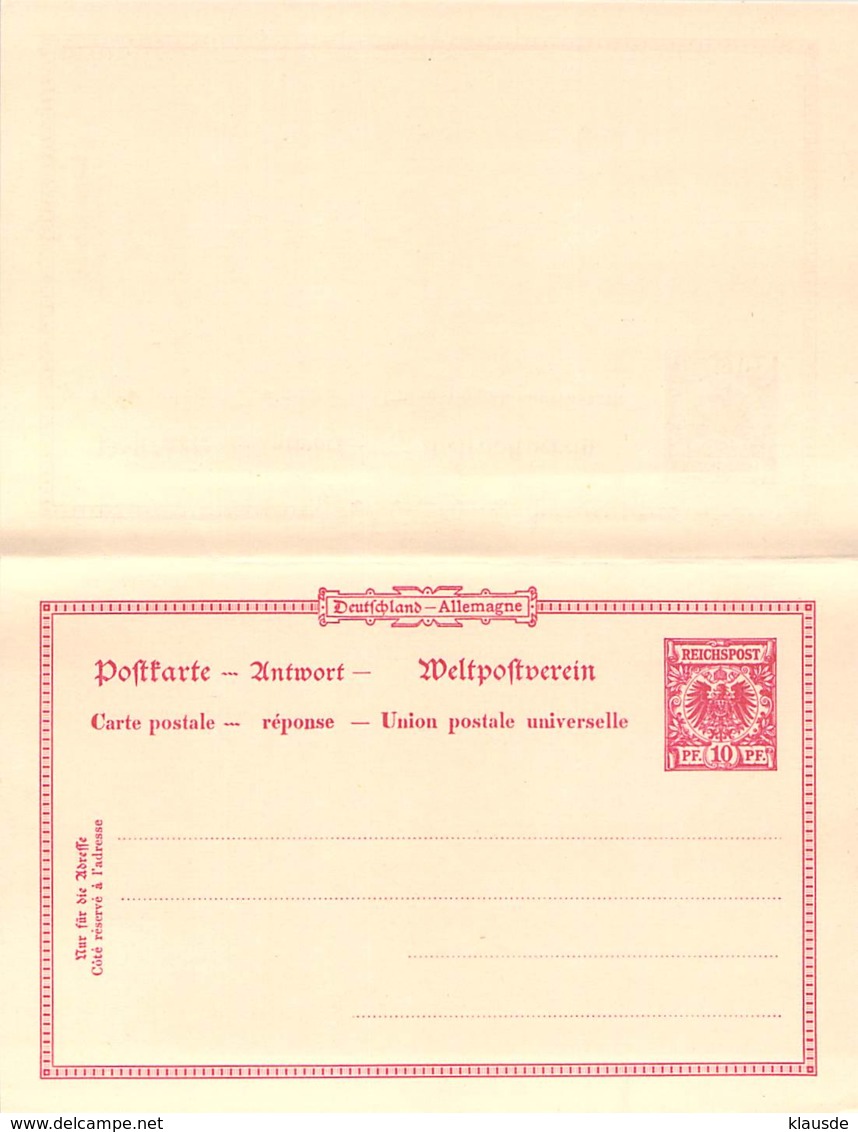 P 23 A/F Deutsches Reich Blanc - Other & Unclassified