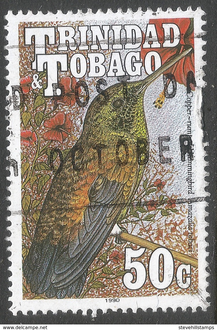 Trinidad & Tobago. 1990 Birds. 50c Used. SG 839 - Trinidad & Tobago (1962-...)