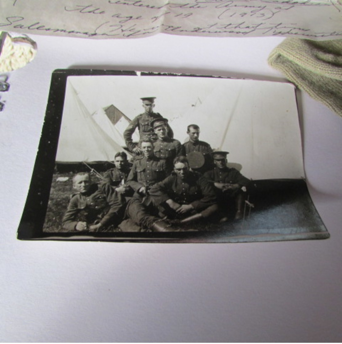 WW1 French Canadian Soldier's Sock, Photo And History - 1914-18