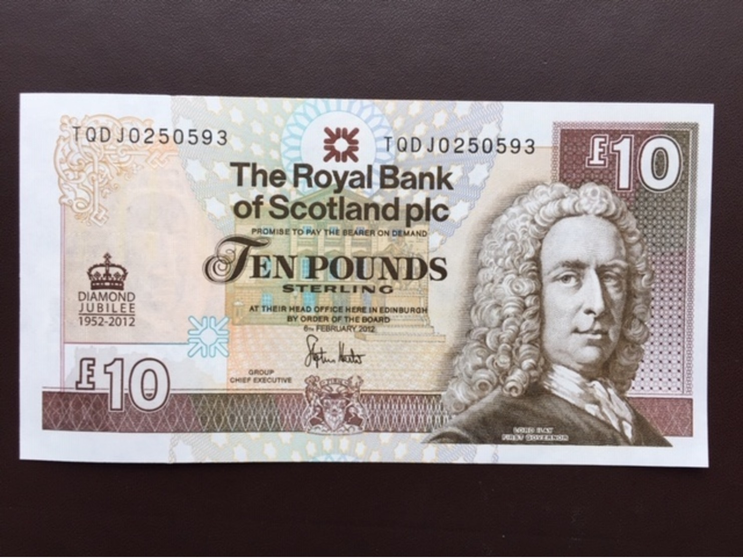 SCOTLAND  10 POUND 2012 UNC - 10 Pounds