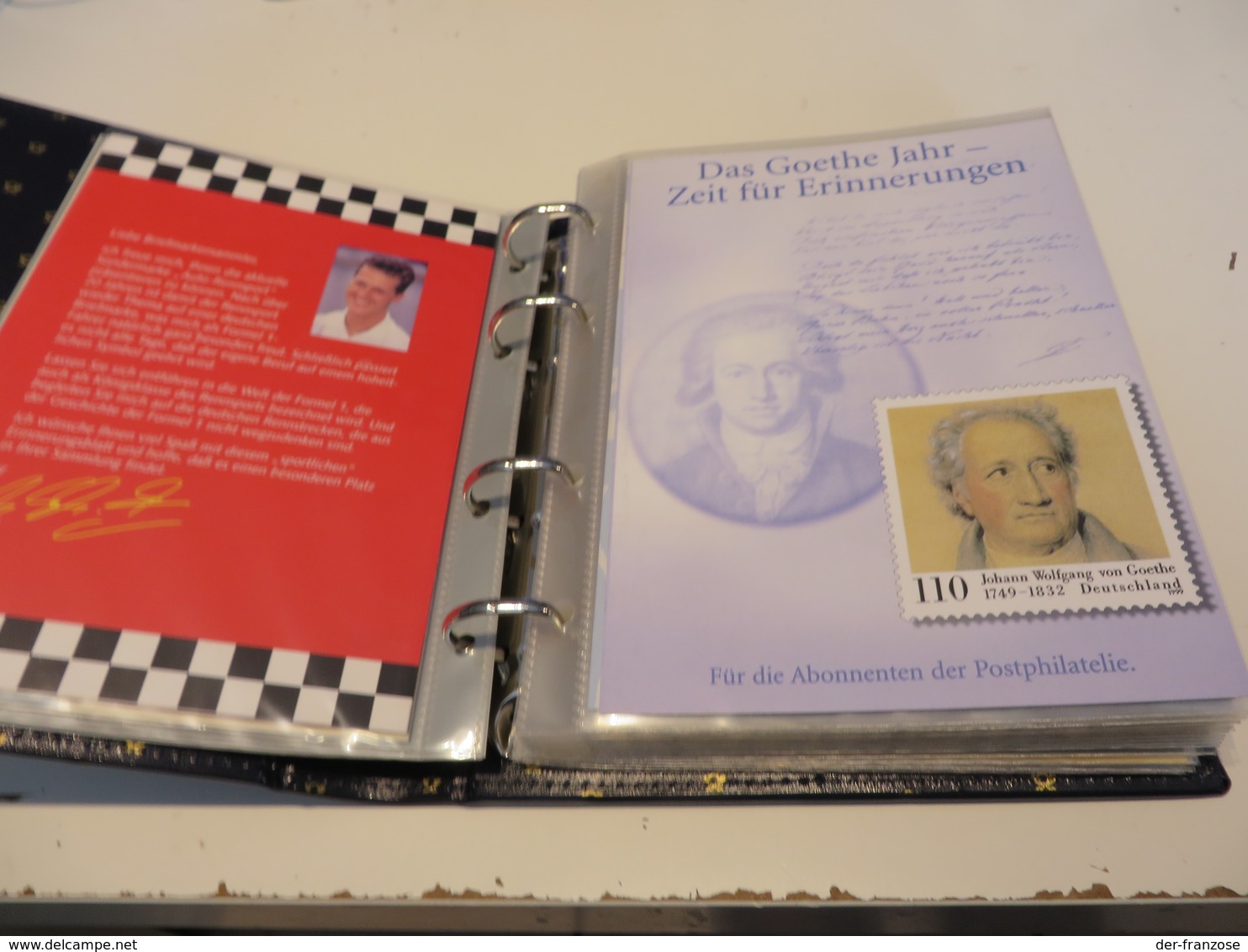 DEUTSCHLAND  Posten  ERINNERUNGSBLÄTTER  Der Deutschen  Post  Im  RINGBINDER  Mit  SCHUBER - Colecciones (en álbumes)