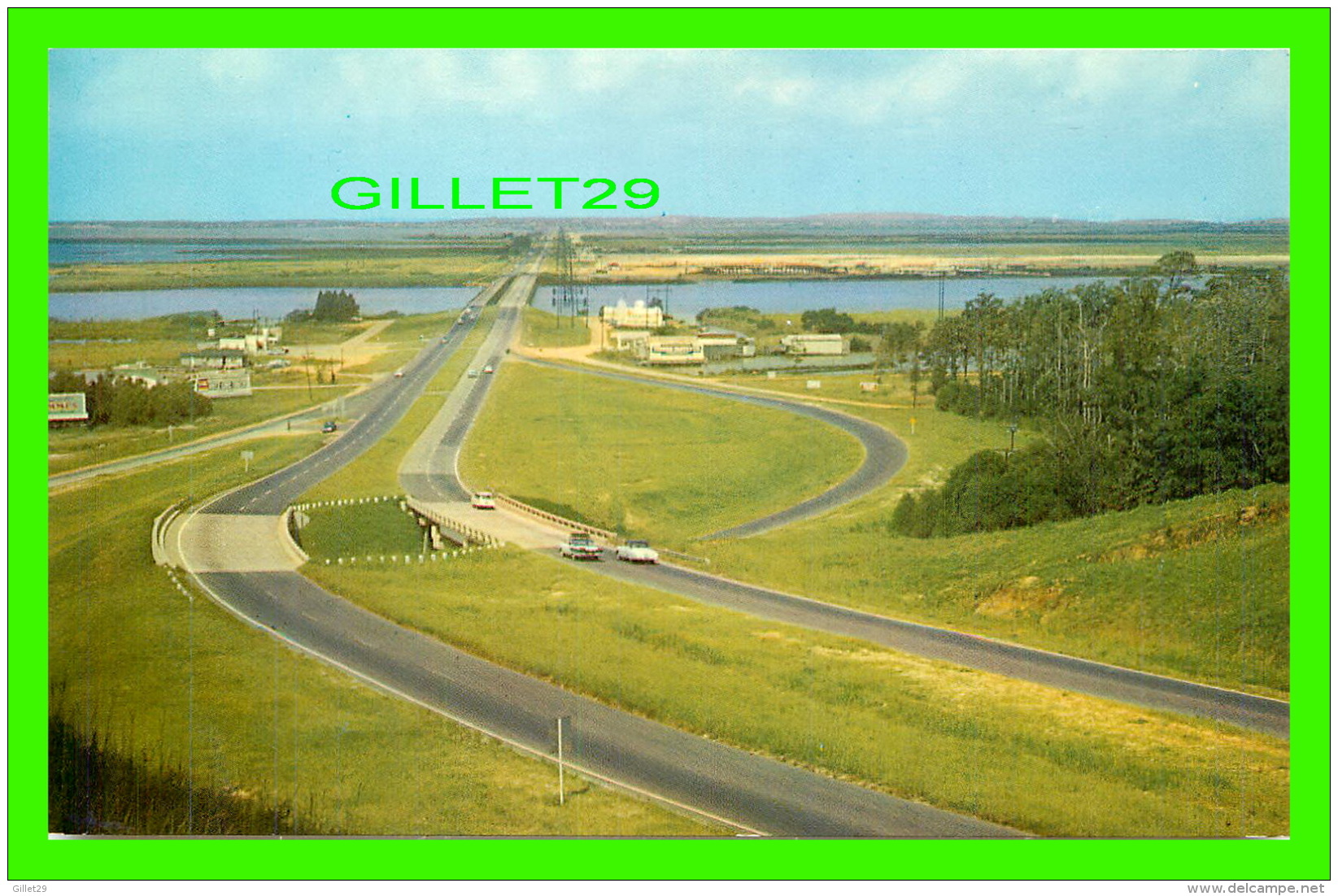 MOBILE, AL - MOBILE BAY CAUSEWAY - A DEEP SOUTH CARD - PHOTO BY HUBERT A. LOWMAN - - Mobile