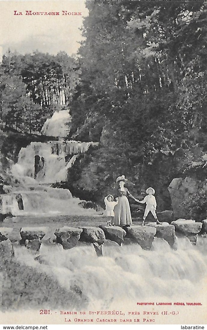 31)  Bassin De SAINT  FERREOL - Prés Revel  - La Grande Cascade Dans Le Parc - Saint Ferreol