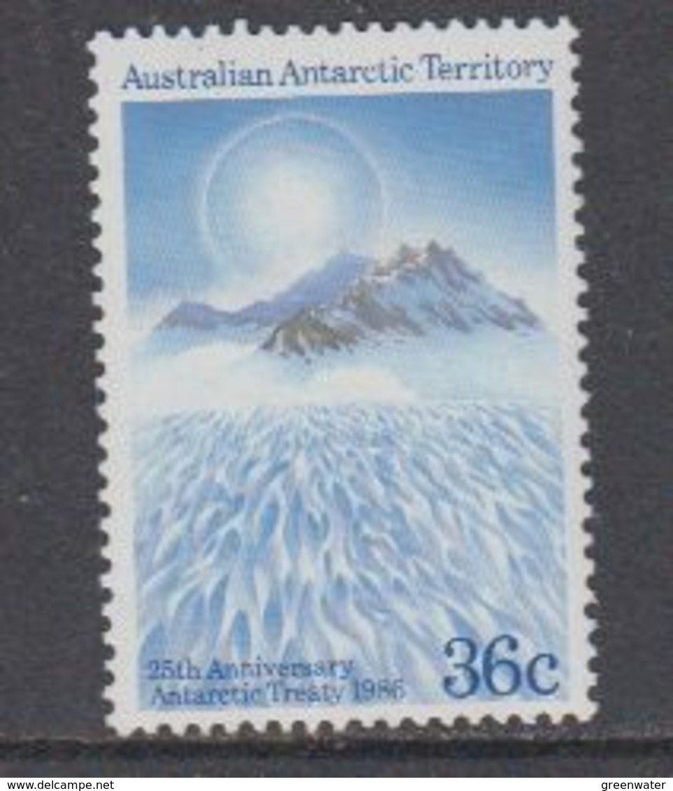 AAT 1986 Antarctic Treaty 1v ** Mnh  (40815D) - Ongebruikt