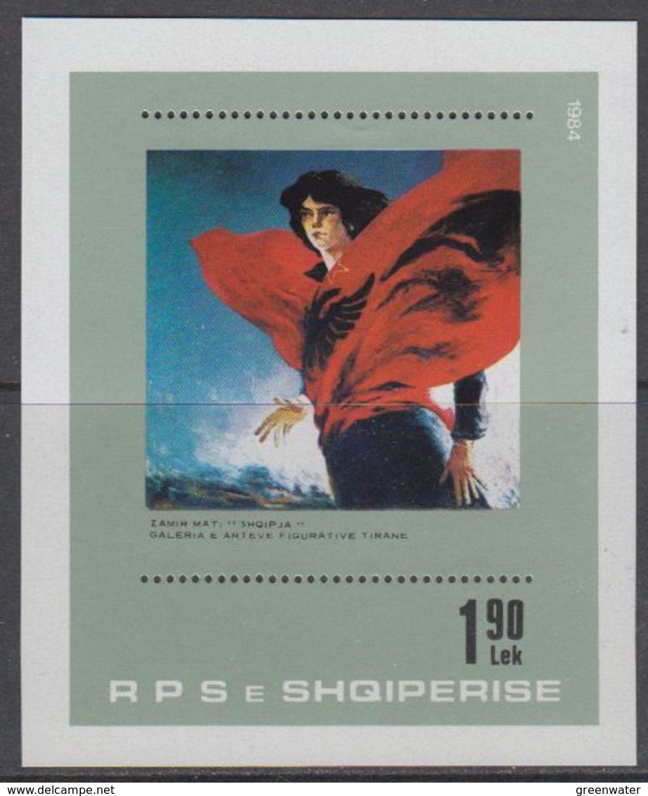 Albania 1984 Art / Zamir Mati M/s ** Mnh (40816C) - Albanië