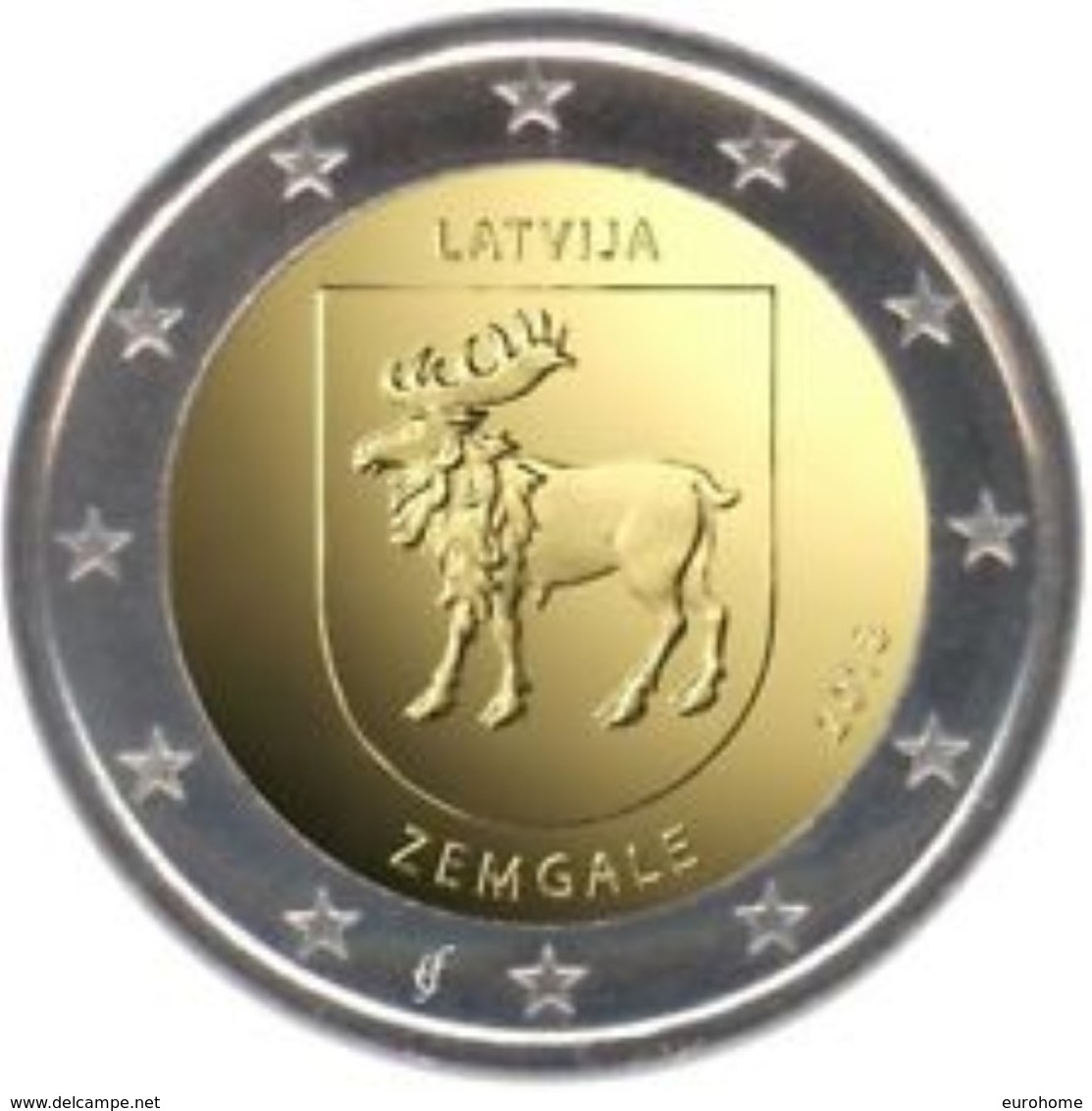 Letland-Lettonia 2018  2 Euro  Commemo  Regio Zemgale   UNC Uit De Rol  UNC Du Rouleaux  !! Leverbaar - Livrable !! - Lettland