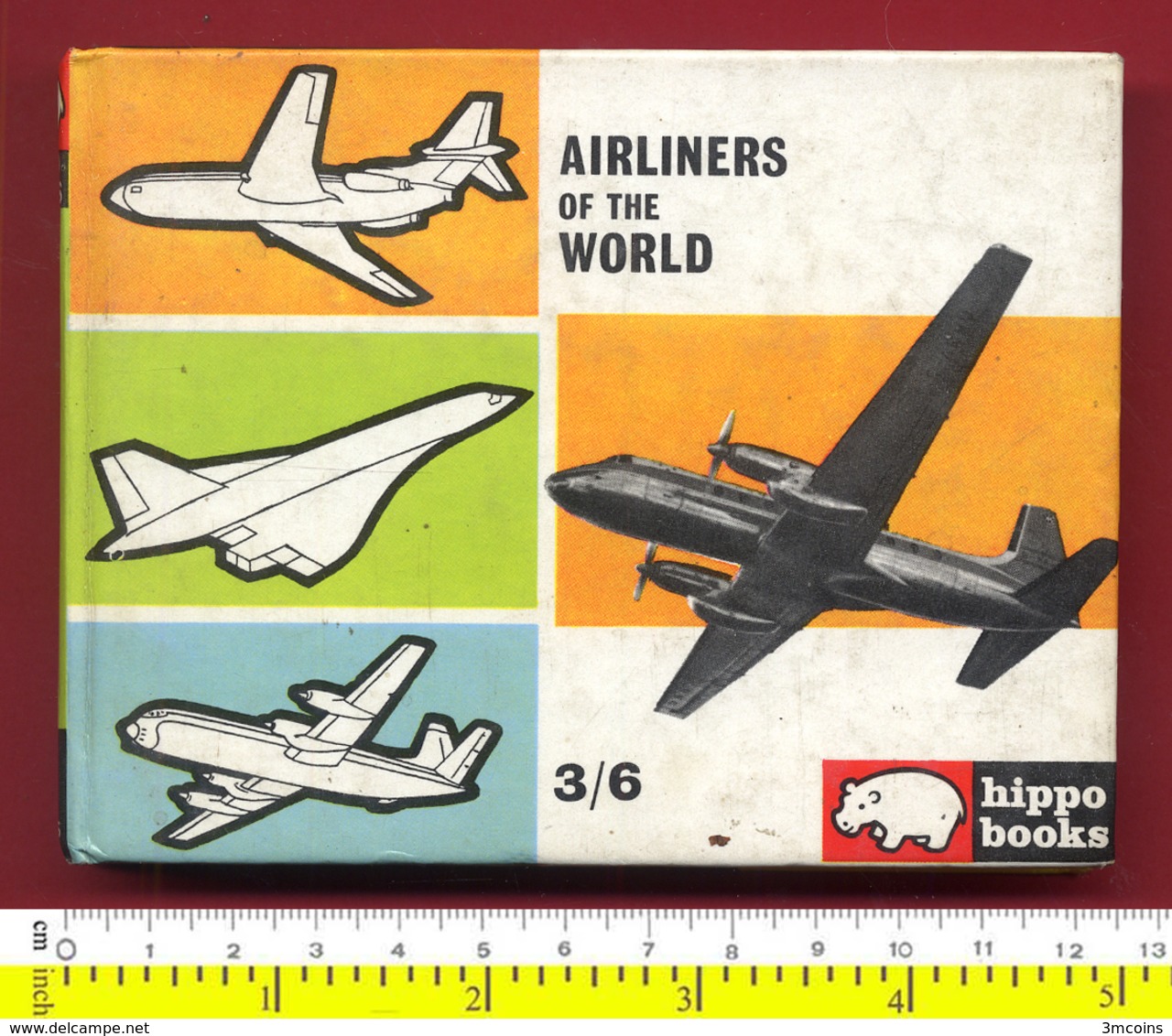 M3-26502 England 1967. Airliners Of The World – Hippo Books. 126 Pages - Other & Unclassified