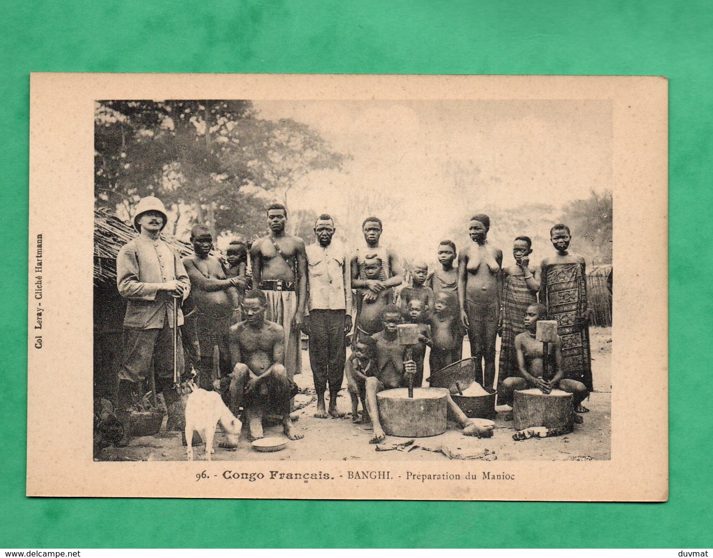 Republique Centrafricaine Banghi Bangui Congo Français Preparation Du Manioc - Centrafricaine (République)