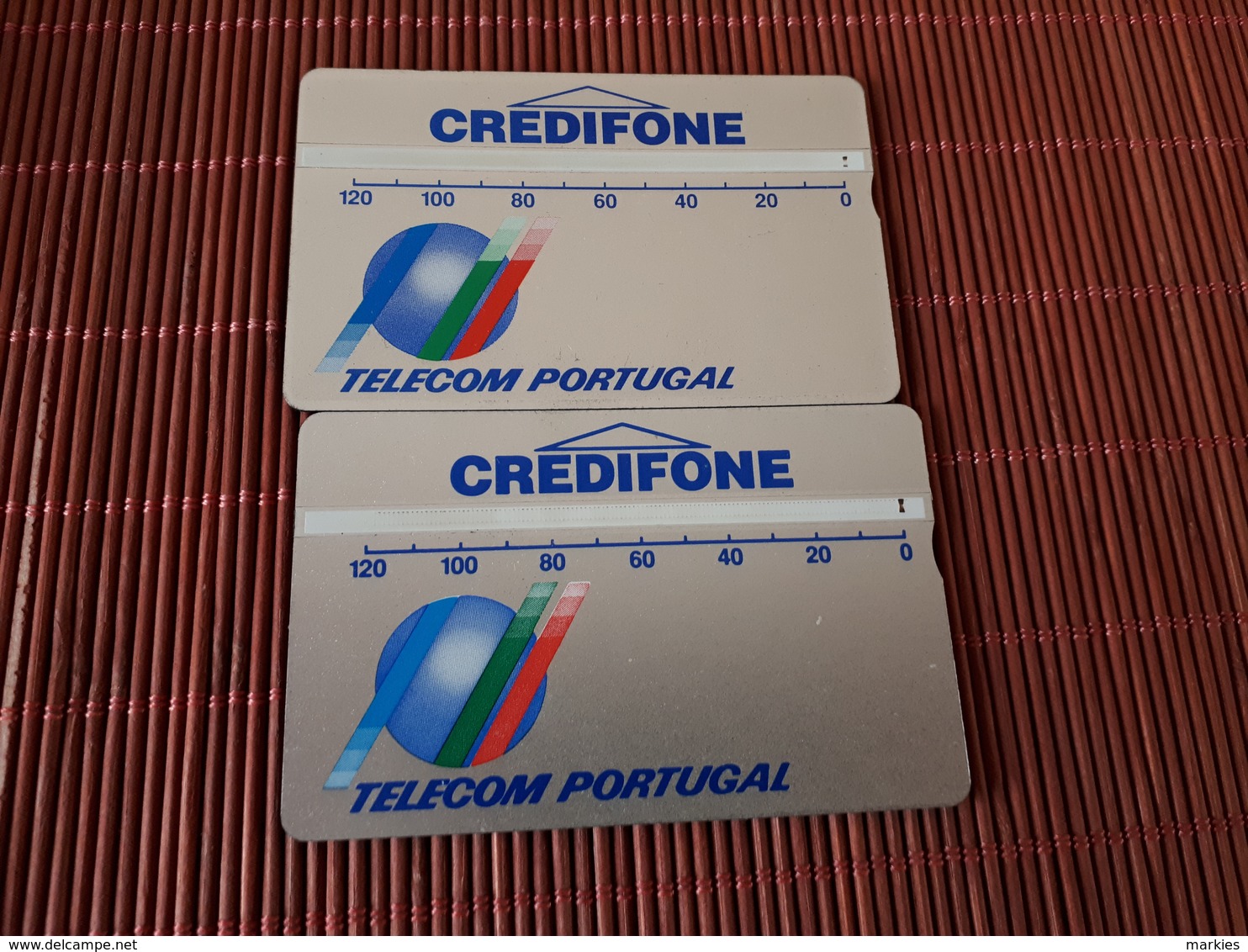 2 Phonecards Portugal Landis & Gyr 120 Units -109 H+ 203 D Used Rare - Portugal