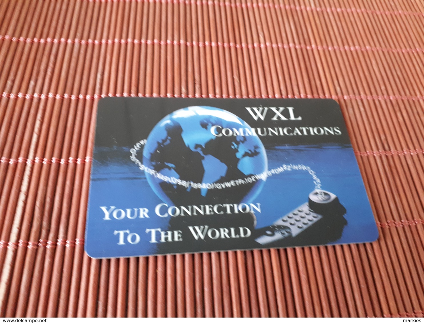 Prepaidcard WXL Communications 200 BEF Used  Rare - Cartes GSM, Recharges & Prépayées